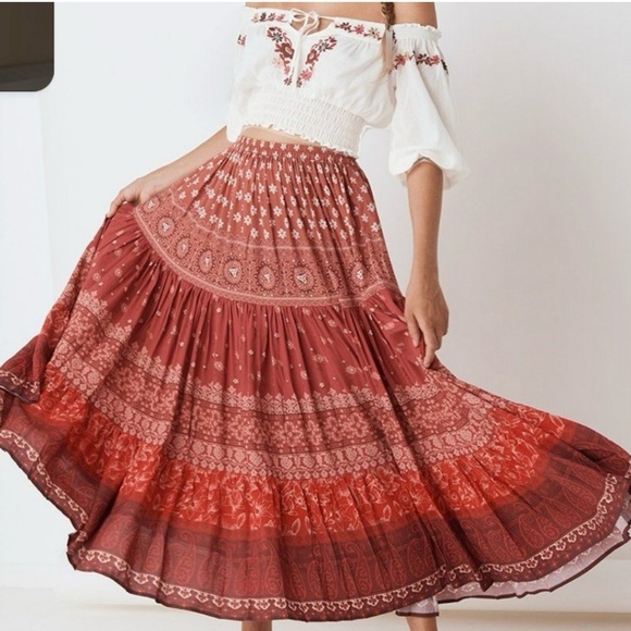 Spell & The Gypsy Collective | Tuula Gypsiana Maxi Skirt Rare! So XS - Picture 2 of 8